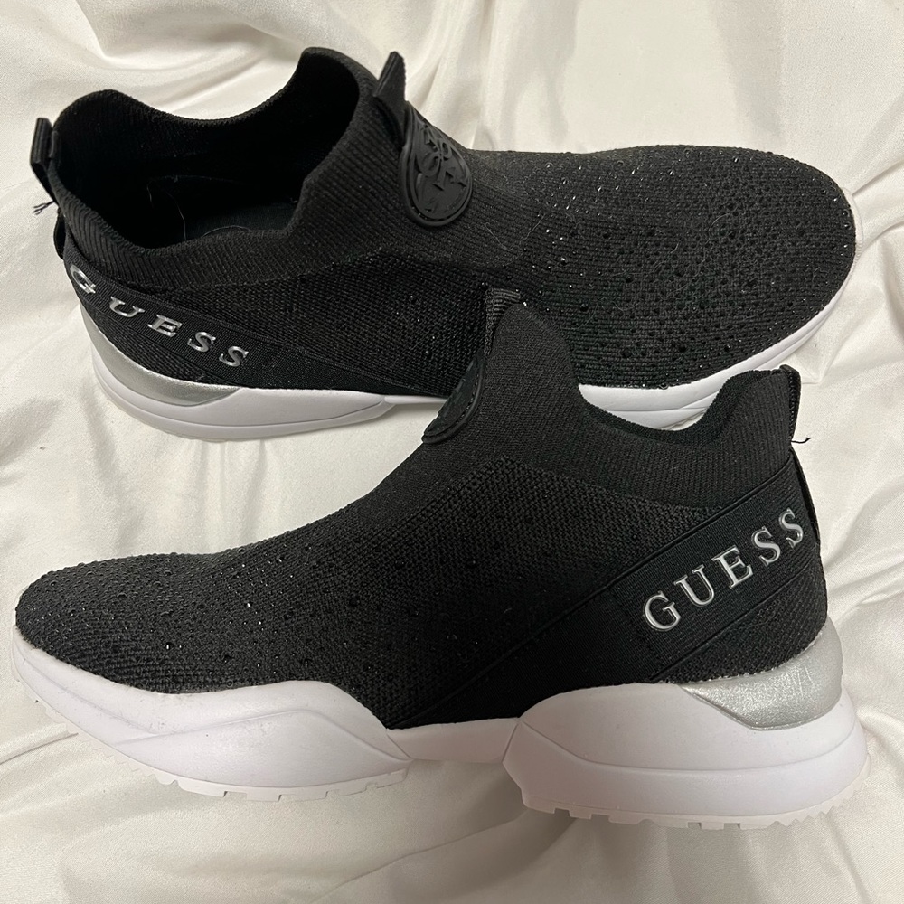Guess Black Sparkle Sneakers